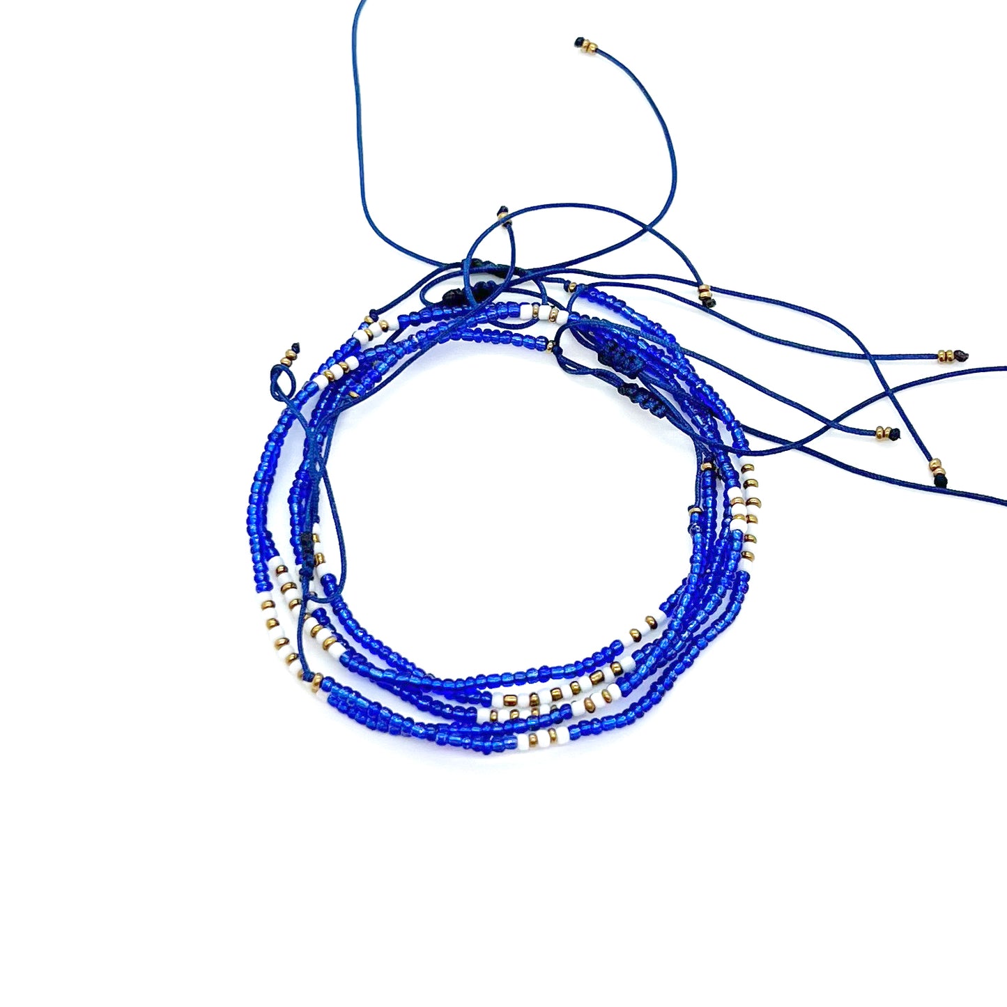 Blue x White Goddess Anklet