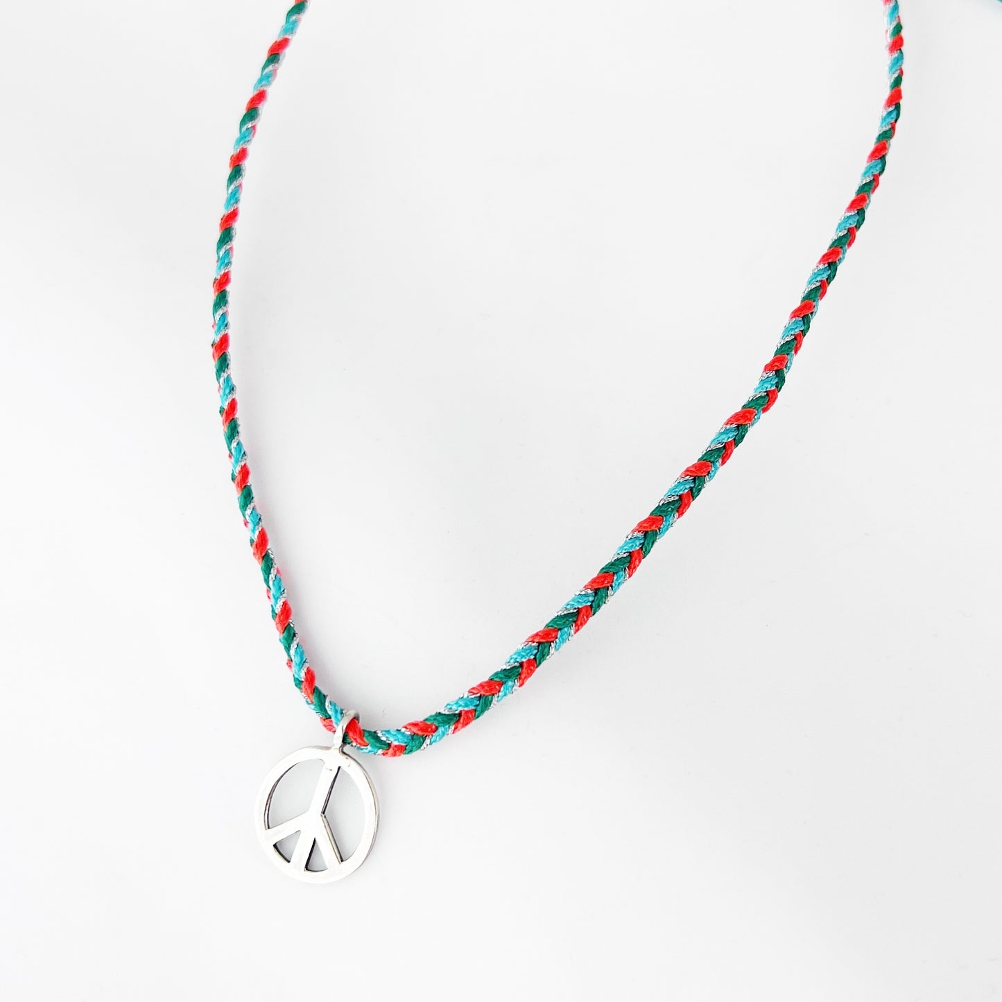 Peace Braided Necklace