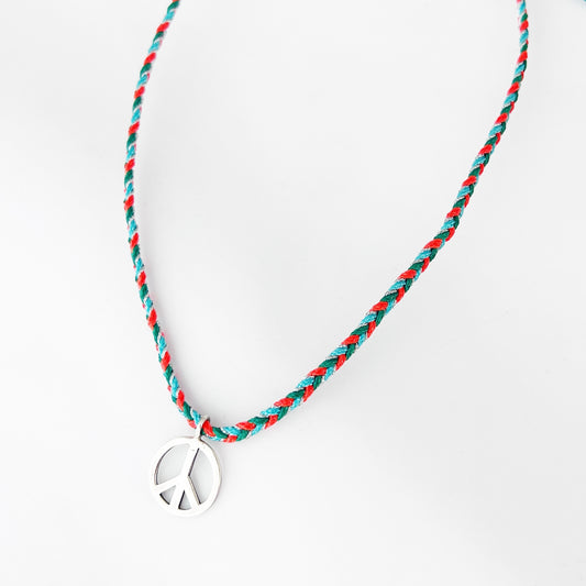 Peace Braided Necklace